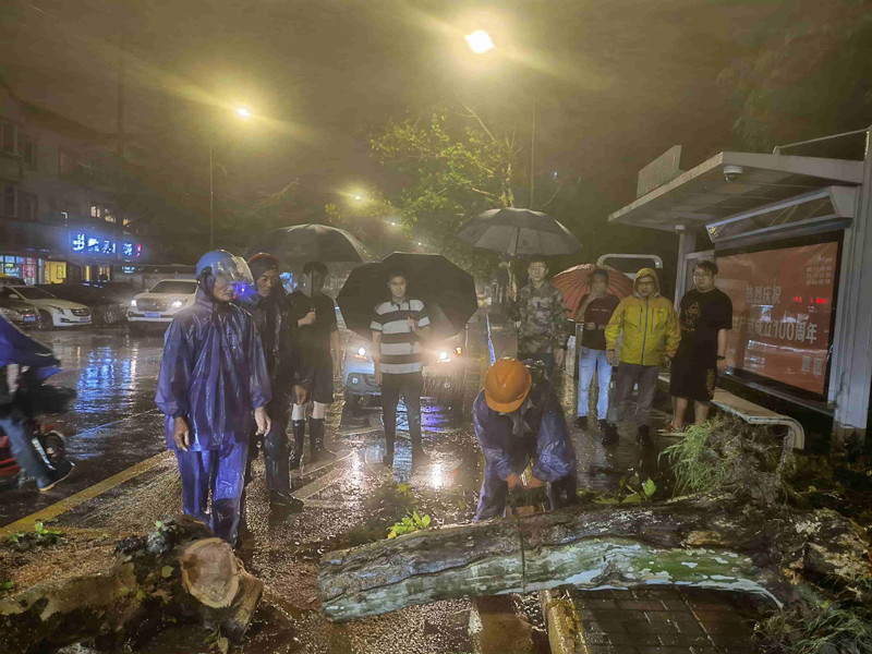 派驻亭林城市管理办事处纪检监察组督促相关部门及时清理路障，排除安全隐患。.jpg